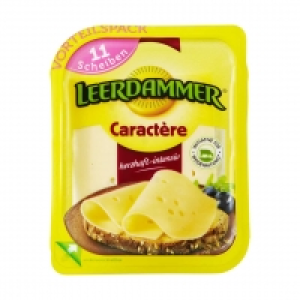 Real  Leerdammer Original oder Leerdammer Caractère Holländischer Schnittkäs