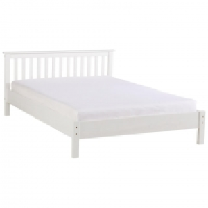 Bett Luis (140x200, Kiefer, weiß lackiert) 129.95 €