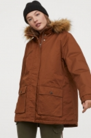 HM   Parka mit Teddyfutter