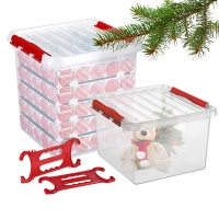 Bauhaus  Sunware Aufbewahrungsbox-Set Q-Line für Weihnachtskugeln