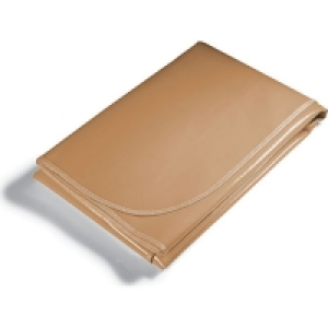 Netto  Lacktischdecke rund taupe