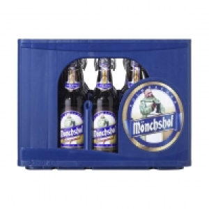 Real  Mönchshof versch. Sorten, 20 x 0,5 Liter, jeder Kasten (+ 4,50 Pfand)