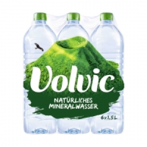 Volvic Naturelle, Leichtperlig 6 x 1,5 Liter oder Volvic Naturelle 8 L