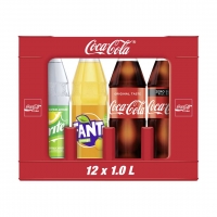 Real  Coca-Cola, Fanta oder Sprite (koffeinhaltig), versch. Sorten, 12 x 1 L
