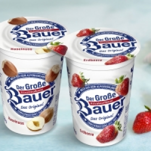 Bauer Fruchtjoghurt versch. Sorten, jeder 250-g-Becher