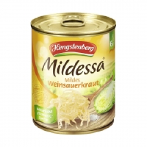 Real  Mildessa Weinsauerkraut oder Rotkohl jede 850-ml-Dose/770 g Abtropfgew