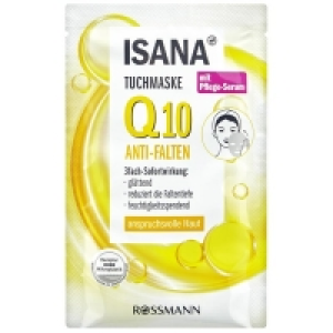 Rossmann Isana Tuchmaske Q10 Anti-Falten