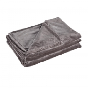 XXL-Flanell-Kuscheldecke (220x240, anthrazit) 14.99 €