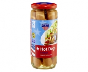 Aldi Süd  AMERICAN Hot Dogs, 6 Wurstchen