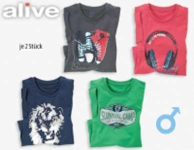 Alive Kinder-T-Shirts, 2 St&uuml;ck