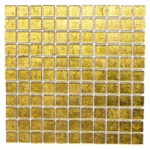 Bauhaus  Mosaikfliese Quadrat Crystal Uni CM 4GO10