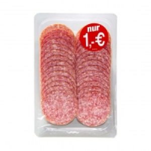 Real  Windau Salami ohne Kühlung, jede 90-g-SB-Packung