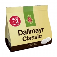 Real  Dallmayr Prodomo- oder Crema d´Oro Kaffeepads 16er + 2 gratis versch. 