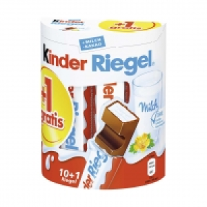 Ferrero Duplo oder Kinder Riegel 10er + 1 Riegel gratis, jede 200/231-