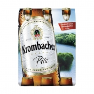 Real  Krombacher Pils versch. Sorten, jede 6 x 0,33-Liter-Packung (+ 0,48 Pf