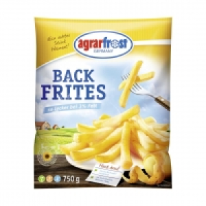 Real  agrarfrost Back Frites oder Crunchy Riffled Frites gefroren, jeder 75