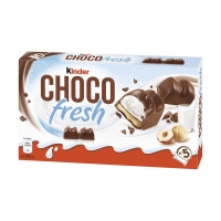 Real  kinder Choco fresh jede 5 x 20,5 = 102,5 g oder Maxi King 3 + 1 x 35 g