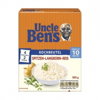 Real  Uncle Bens Reis versch. Sorten, jede 500-g-Packung