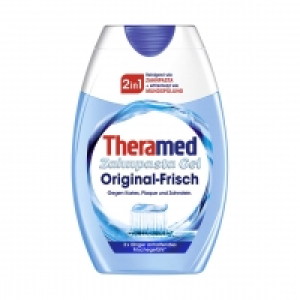 Real  Theramed Zahnpasta Gel 2in1 oder Spender versch. Sorten, jede 75-ml-Fl