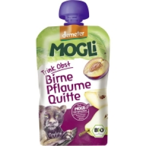 Mogli Bio Demeter Trink Obst Pflaume, Birne, Quitte