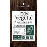 Rossmann Schwarzkopf 100% Vegetal Pflanzenhaarfarbe Warmes Braun