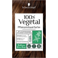 Rossmann Schwarzkopf 100% Vegetal Pflanzenhaarfarbe Rotbraun