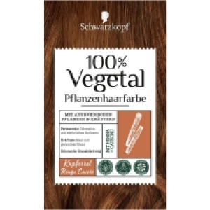 Rossmann Schwarzkopf 100% Vegetal Pflanzenhaarfarbe Kupferrot