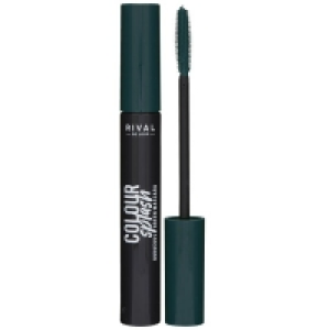 Rival De Loop Colour Splash Coloured Mascara 01 Gorgeous Green