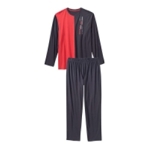Herren-Schlafanzug mit Farbblock-Design, 2-teilig 6.50 €