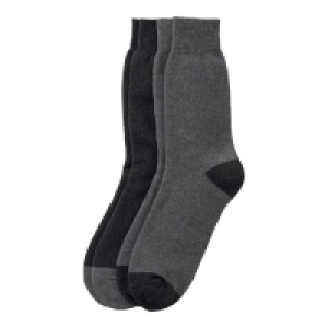 NKD  Herren-Thermosocken mit Kontrast-Effekt, 2er Pack