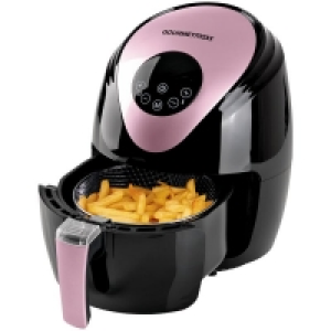 Gourmetmaxx Heißluft-Fritteuse Digital 2,5 l schwarz/rosé