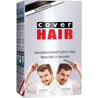 Rossmann Cover Hair Haarverdichtung mit Schütthaar schwarz