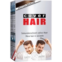 Rossmann Cover Hair Haarverdichtung mit Schütthaar mittelbraun