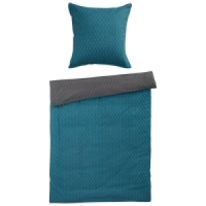 Biber-Bettwäsche Caterse (135x200, anthrazit-petrol) 15.00 €