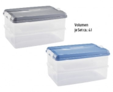 CROFTON® Aufschnitt-Boxen, 2er- oder 3er-Set