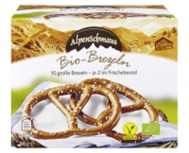 Aldi Süd  Alpenschmaus Bio-Bierstengel oder Bio-Brezeln