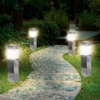 Norma Duracell Solar LED-Solar-Gartenlampe 4er-Set