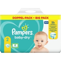 Rossmann Pampers Windeln baby-dry Größe 2 (4-8 kg) Doppelpack