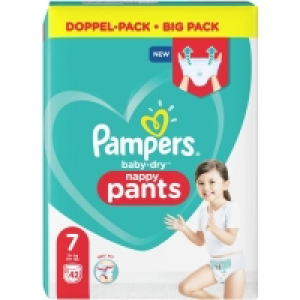 Pampers Höschenwindeln baby-dry Größe 7 (17+ kg) Doppelpack