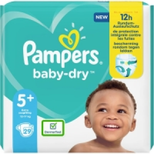 Rossmann Pampers Windeln baby-dry Größe 5+ (12-17 kg)