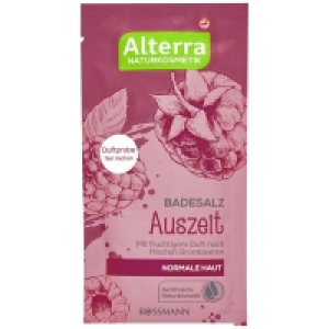 Rossmann Alterra Badesalz Auszeit