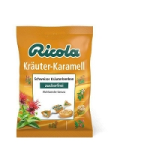 Ricola Kräuter-Karamell Bonbons mit Stevia 75g