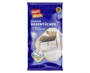 Aldi Süd  optiWisch Feuchte Bodenreinigungstucher