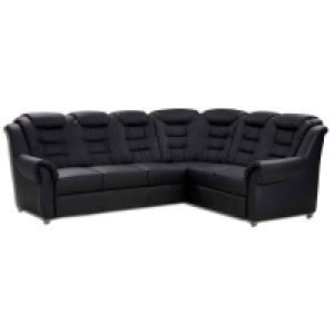 Wohnlandschaft - schwarz - Kunstleder mit gewachster Oberfläche 999.99 €