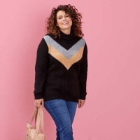 NKD  Damen-Pullover mit hübschem Muster, große Größen