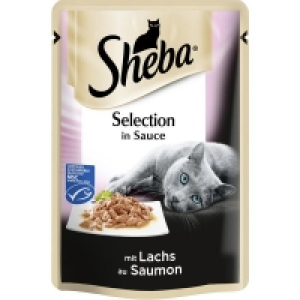 Sheba Selection in Sauce mit Lachs