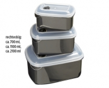 CROFTON® Gefrierdosen mit Ventil, 3er-Set