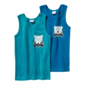 Jungen-Unterhemd mit Polar-Tier, 2er Pack 2.50 €