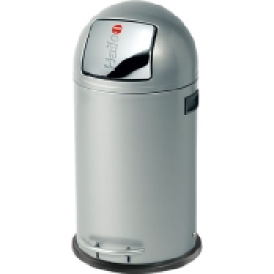 Netto  Hailo KickMaxx L Großraum-Abfallboxen, silber