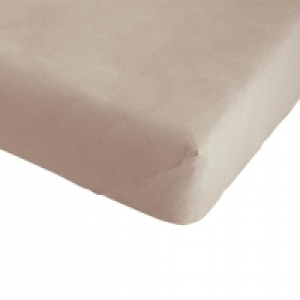 Dänisches Bettenlager  Jerseylaken für Topper (180x200, taupe)